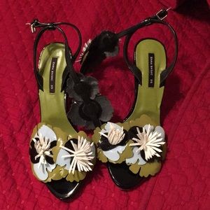 Zara Floral Heels
